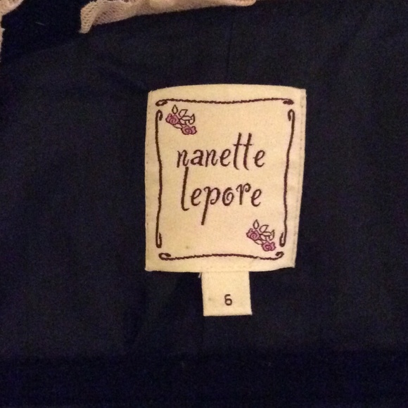 Beautiful Black Velvet Nanette Lepore  jacket - Picture 4 of 4